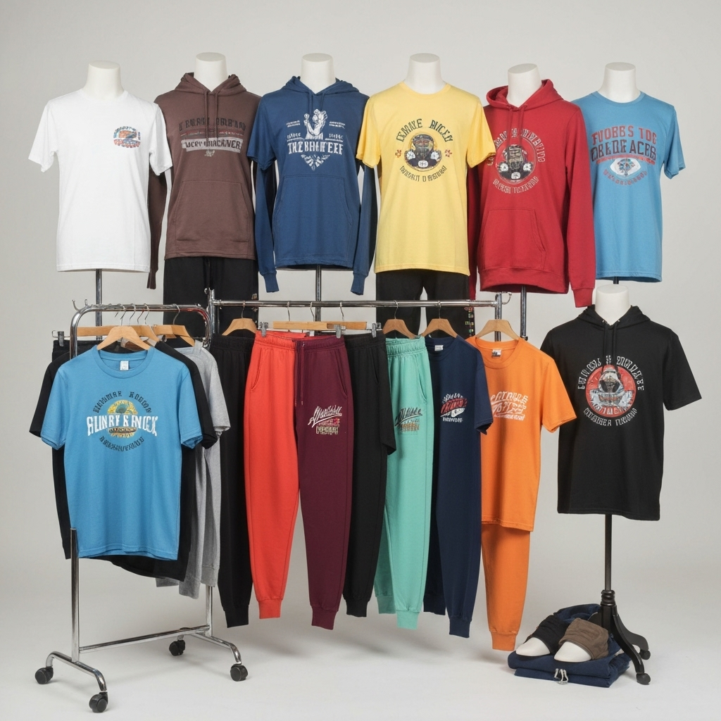 Custom apparel showcase